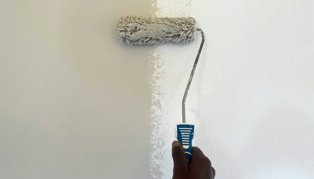 painting a wall